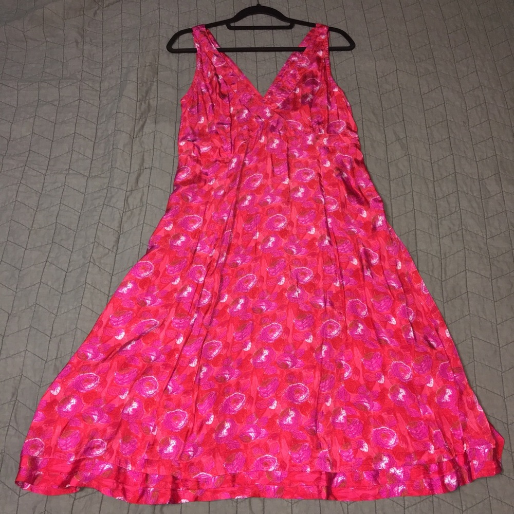 Jackpot Low V-Neck Dress